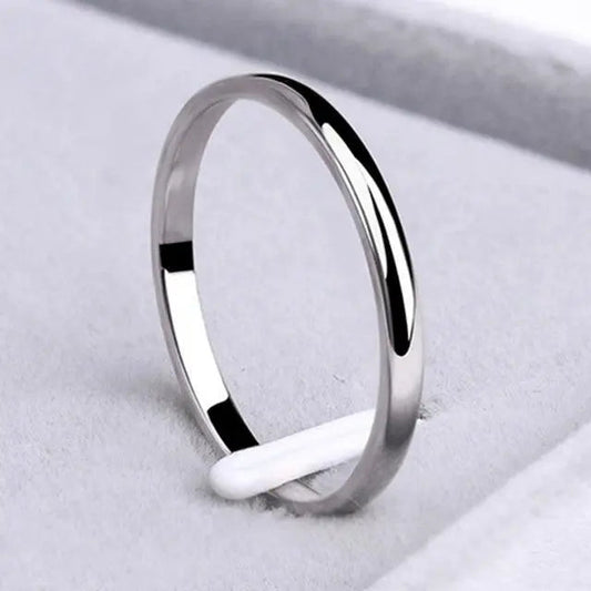 Anillo Sencillo de Oro y Plata