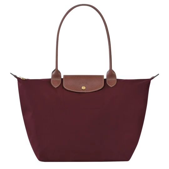 Bolso grande Le Pliage, burdeos