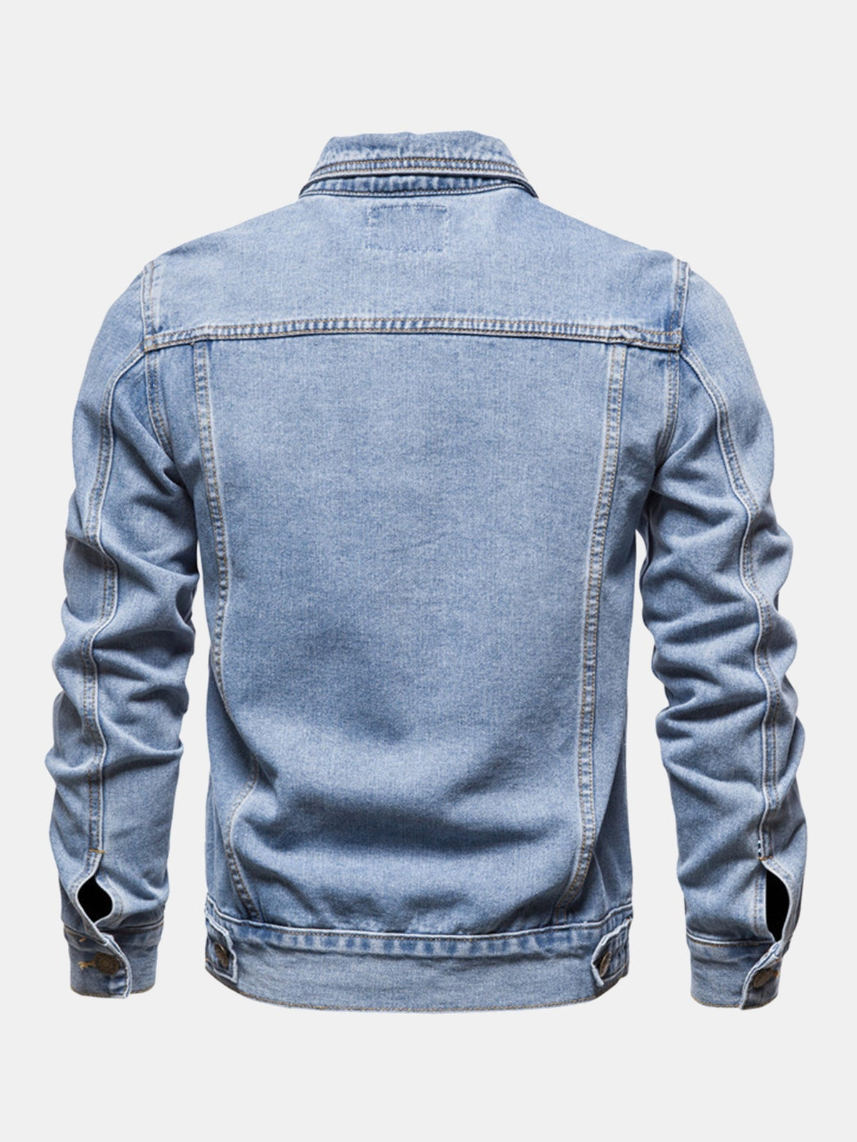 Tvättad jeansjacka