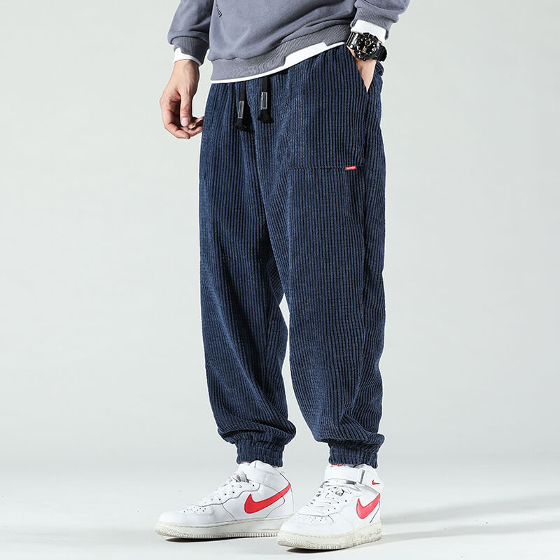 Leif | Baggy manchester-mjukisbyxa