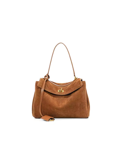 La Dame Sac - Suede Flap Bag
