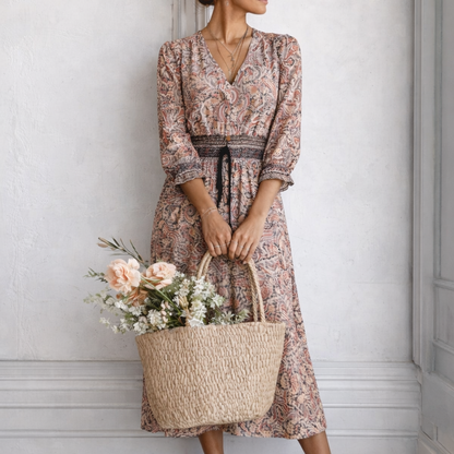 Lola – Vestido Largo de Inspiración Étnica