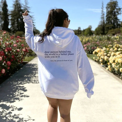 YAE | Unisex-hoodie med citat