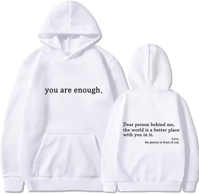 YAE | Unisex-hoodie med citat