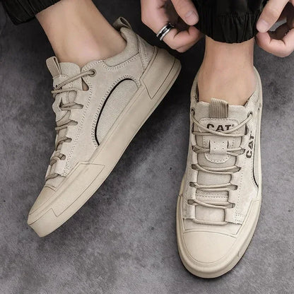 UrbanEdge - Zapatillas de Cuero Vegano Premium