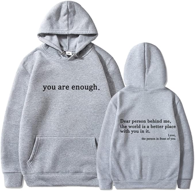 YAE | Unisex-hoodie med citat