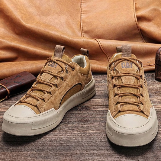 UrbanEdge - Zapatillas de Cuero Vegano Premium