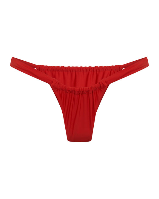 Braguita de bikini SIENNA en color rojo cinatti