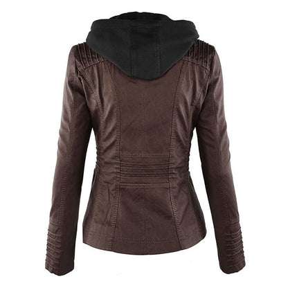 MÓNICA™ | Giacca di pelle elegante
