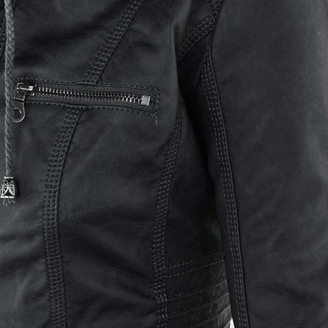 MÓNICA™ | Giacca di pelle elegante