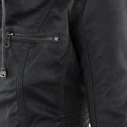 MÓNICA™ | Giacca di pelle elegante