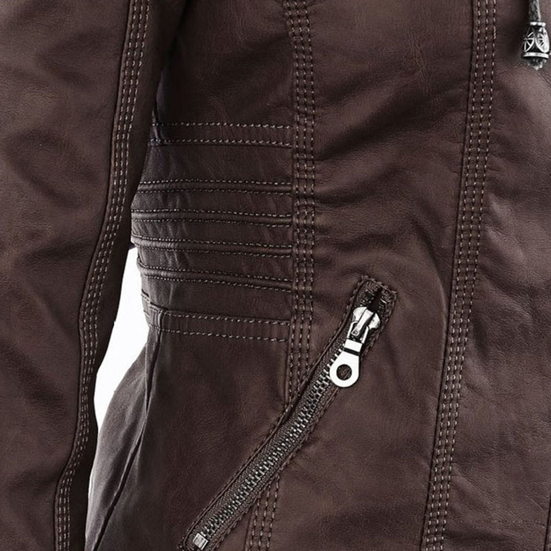 MÓNICA™ | Giacca di pelle elegante