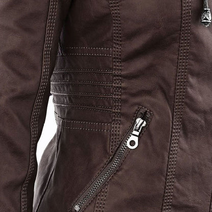 MÓNICA™ | Giacca di pelle elegante