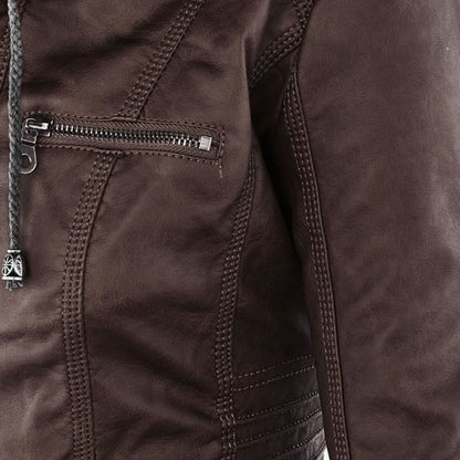 MÓNICA™ | Giacca di pelle elegante