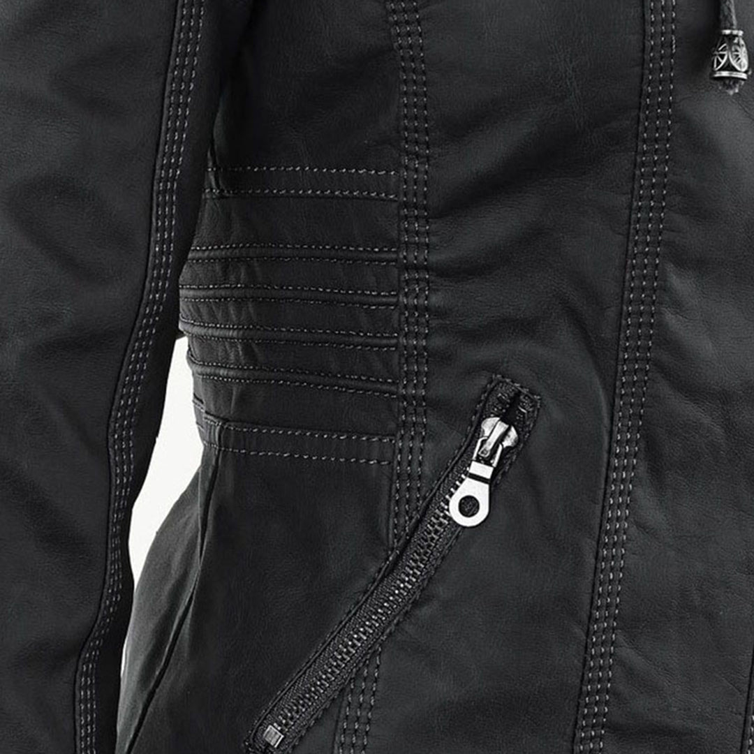 MÓNICA™ | Giacca di pelle elegante