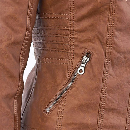 MÓNICA™ | Giacca di pelle elegante