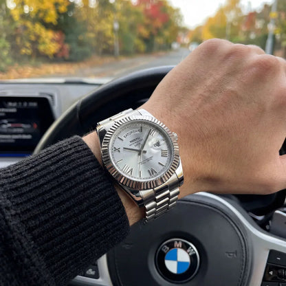 Alexander Nibosi® Royale Silver – 40MM