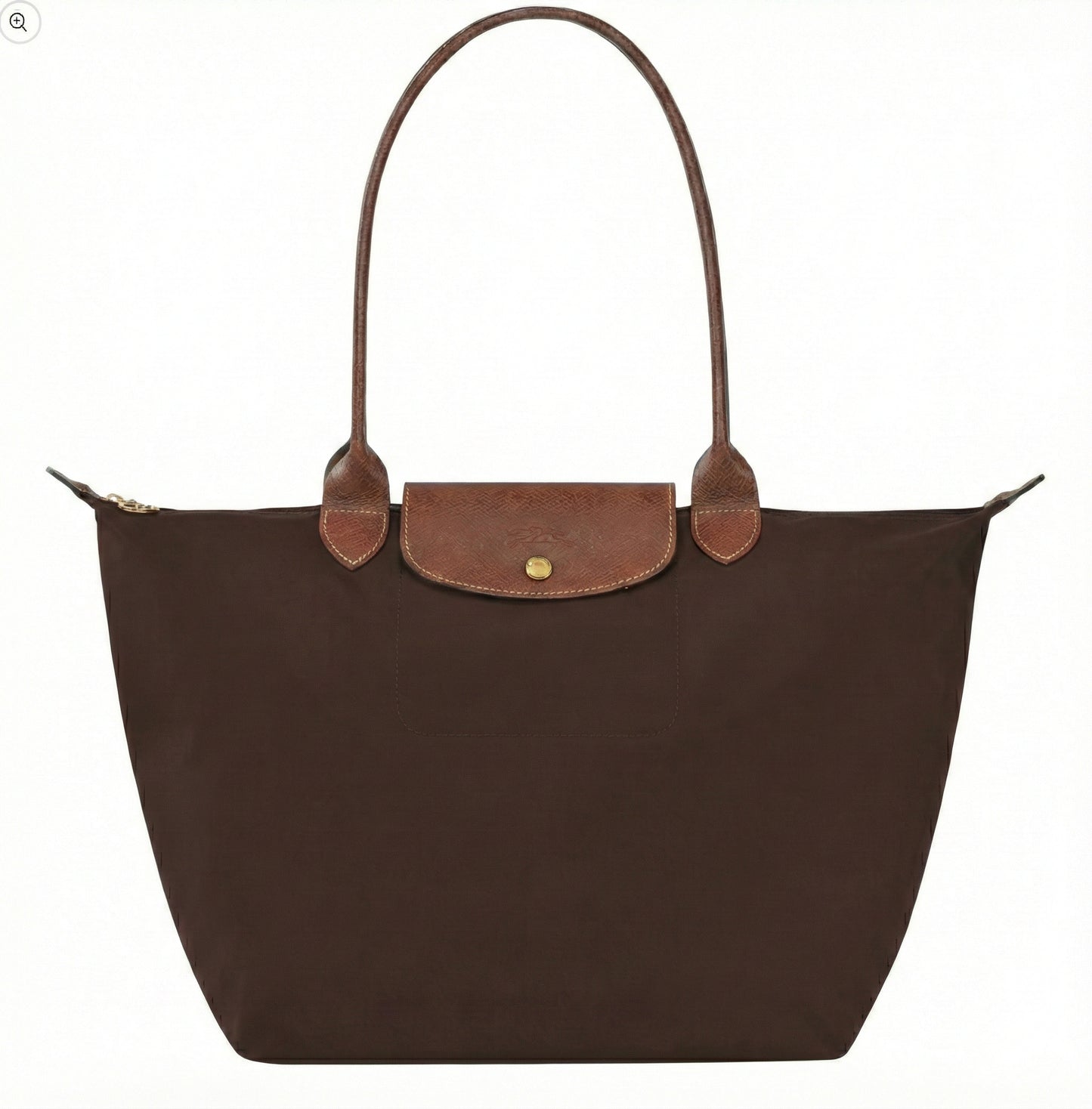 Bolso grande Le Pliage, color ébano
