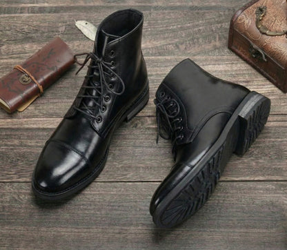 Pietro | Handcrafted Elite Onyx Boots