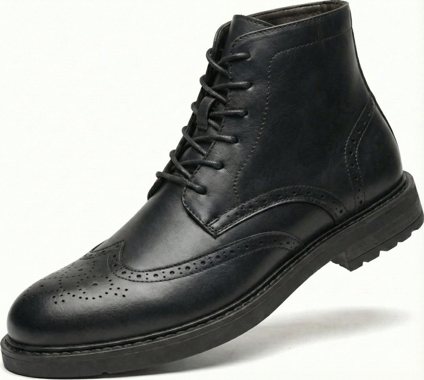 Eduardo | Artisan Wingtip Leather Boots