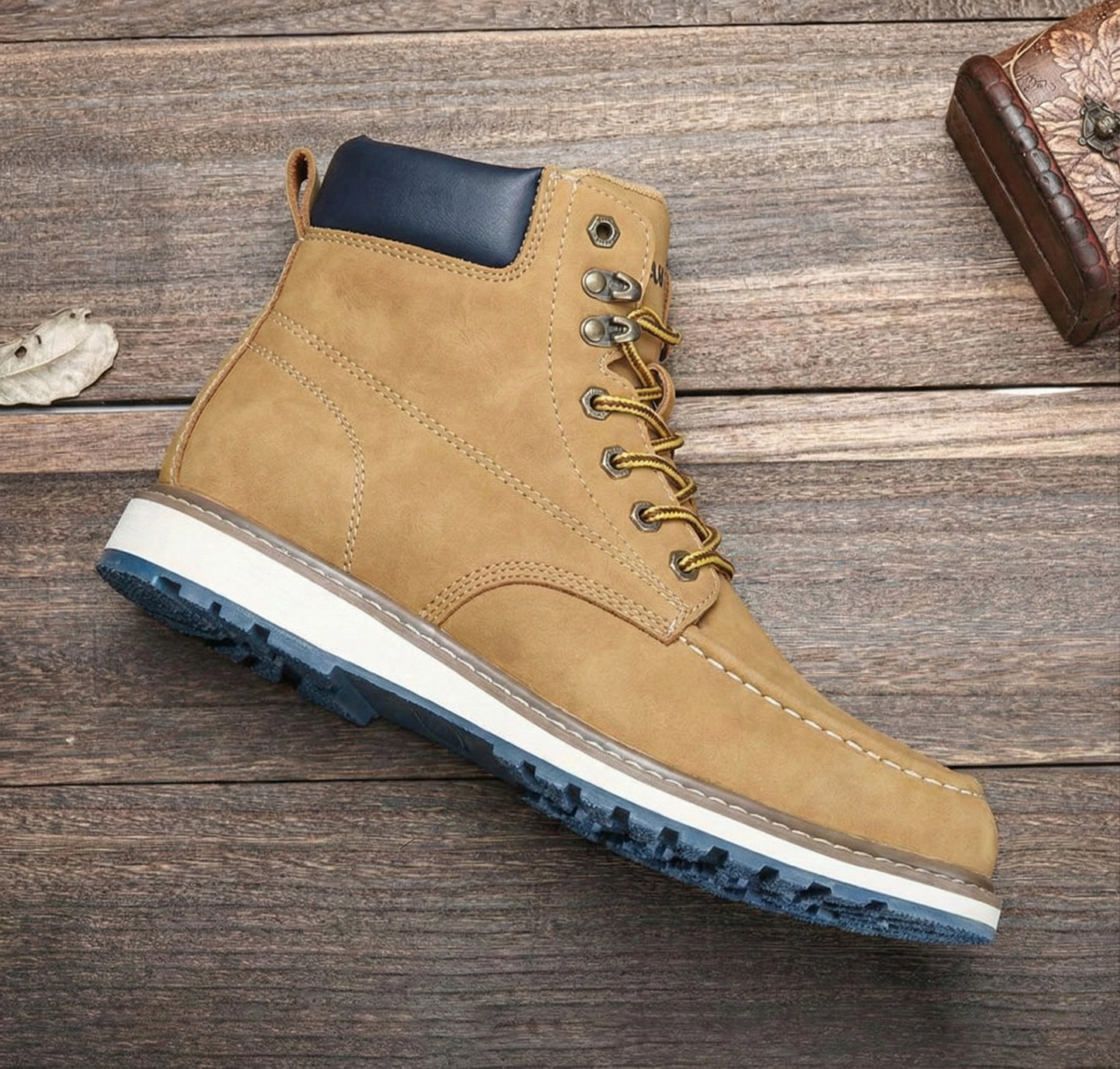 Giorno | Premium Microfiber Moc-Toe Boots