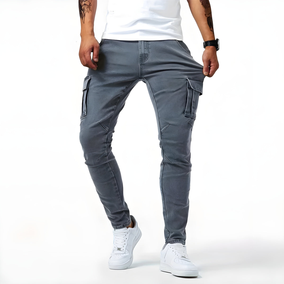Birger | Skinny jeans med 6 fickor