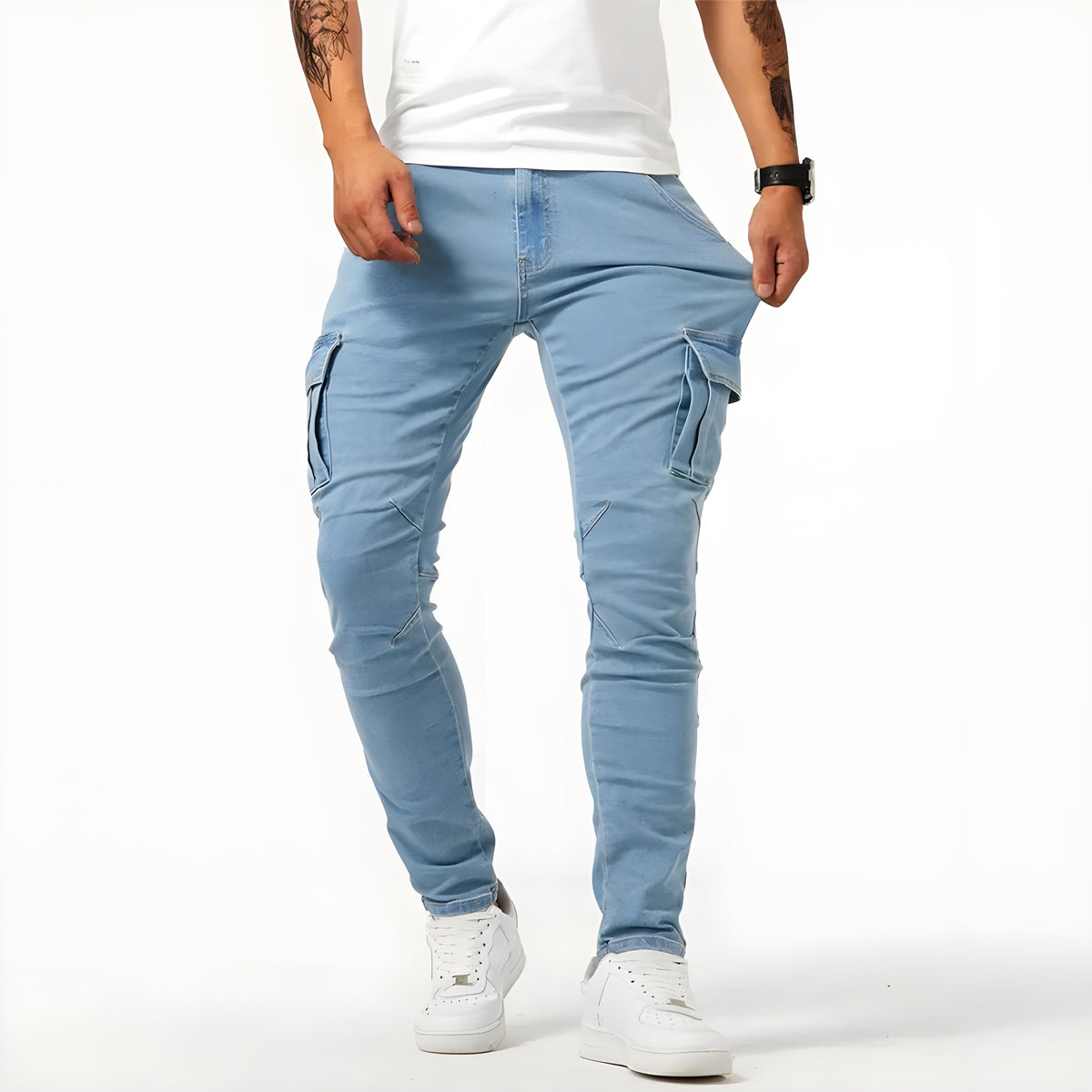 Birger | Skinny jeans med 6 fickor