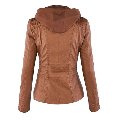 MÓNICA™ | Giacca di pelle elegante