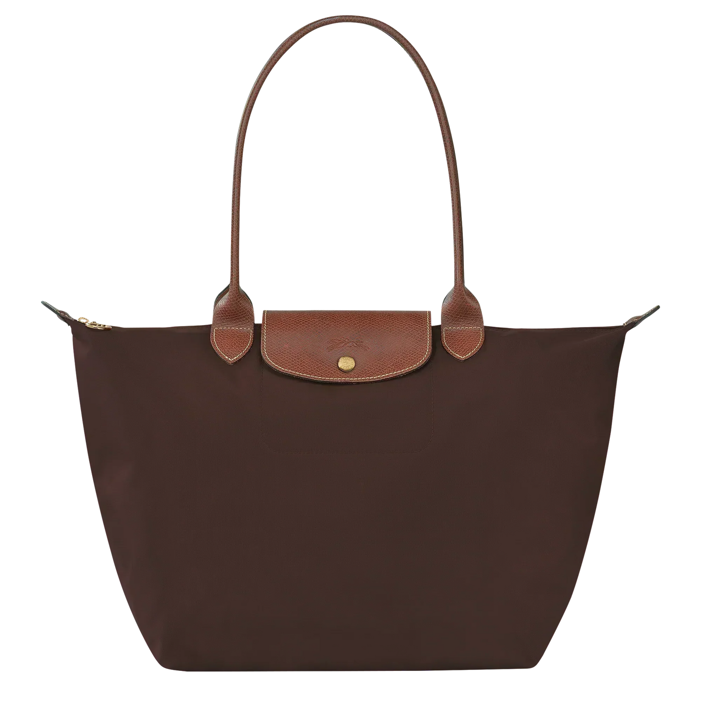 Bolso grande Le Pliage, color ébano