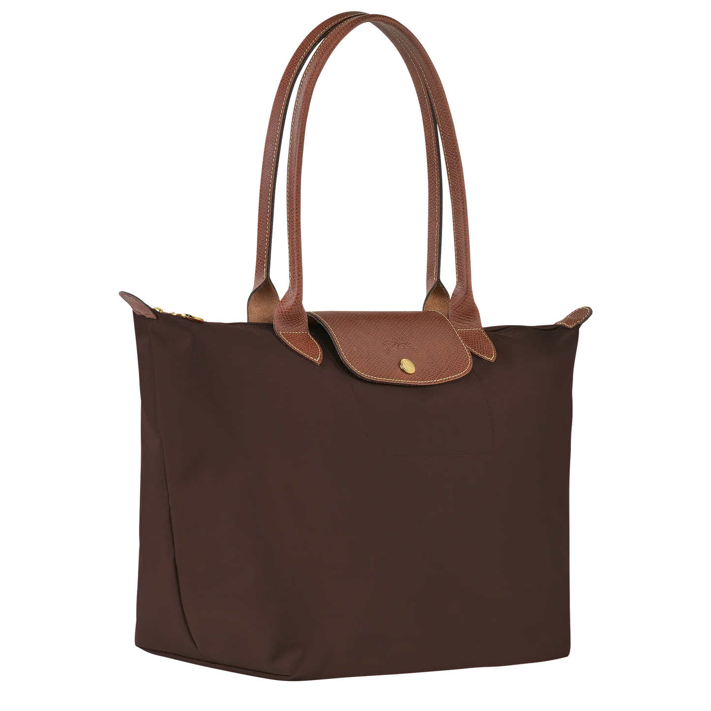 Bolso grande Le Pliage, color ébano
