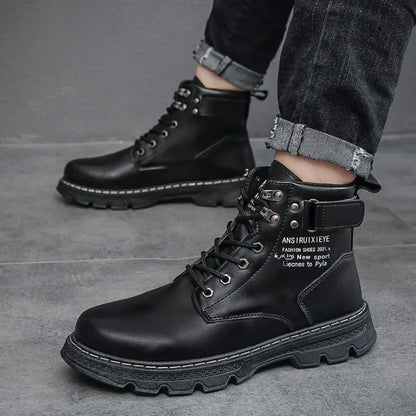 Benjamin High Top Leather Winter Boots
