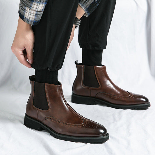 Assar | Chelseaboots i läder