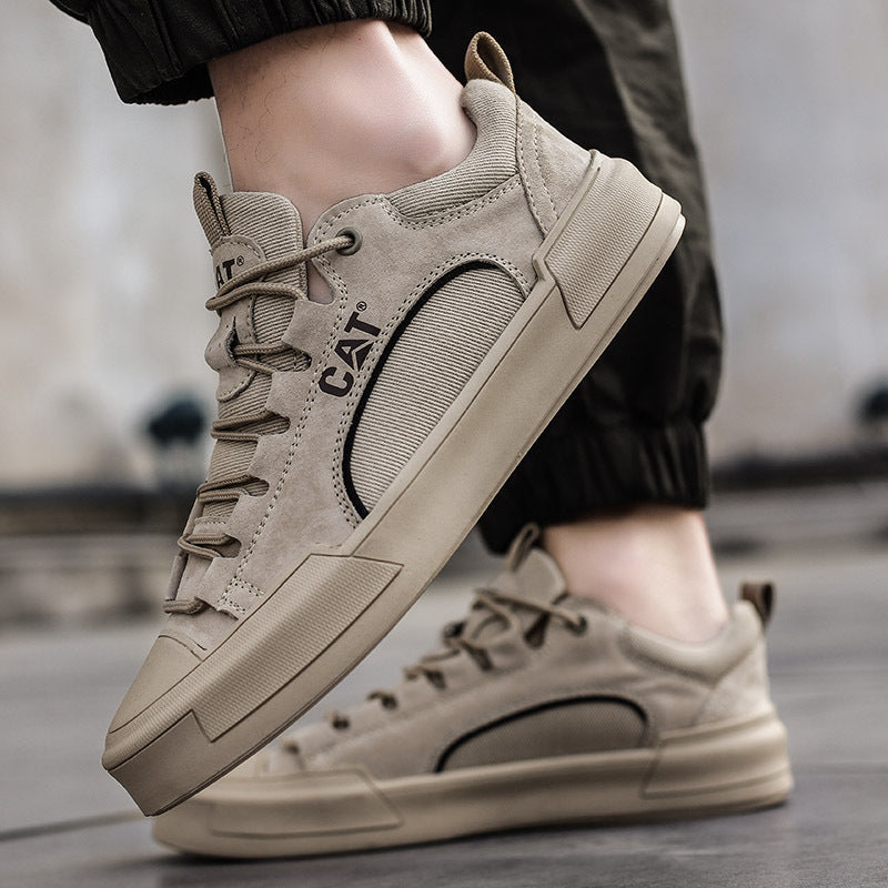 UrbanEdge - Zapatillas de Cuero Vegano Premium