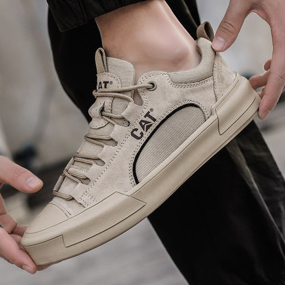 UrbanEdge - Zapatillas de Cuero Vegano Premium
