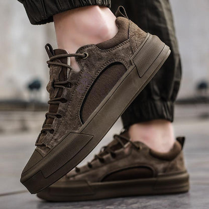 UrbanEdge - Zapatillas de Cuero Vegano Premium