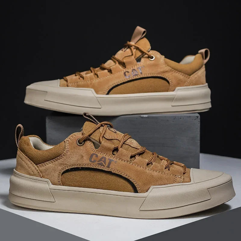 UrbanEdge - Zapatillas de Cuero Vegano Premium