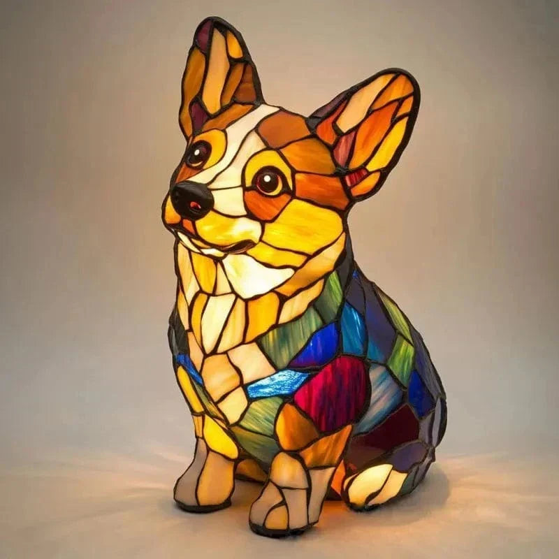 Glow-lampa Kunglig Corgi