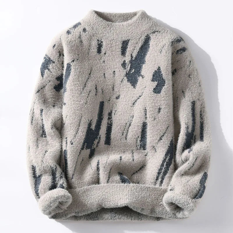 Arnold | Kashmir halvpålströja i streetwear-stil