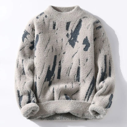 Arnold | Kashmir halvpålströja i streetwear-stil