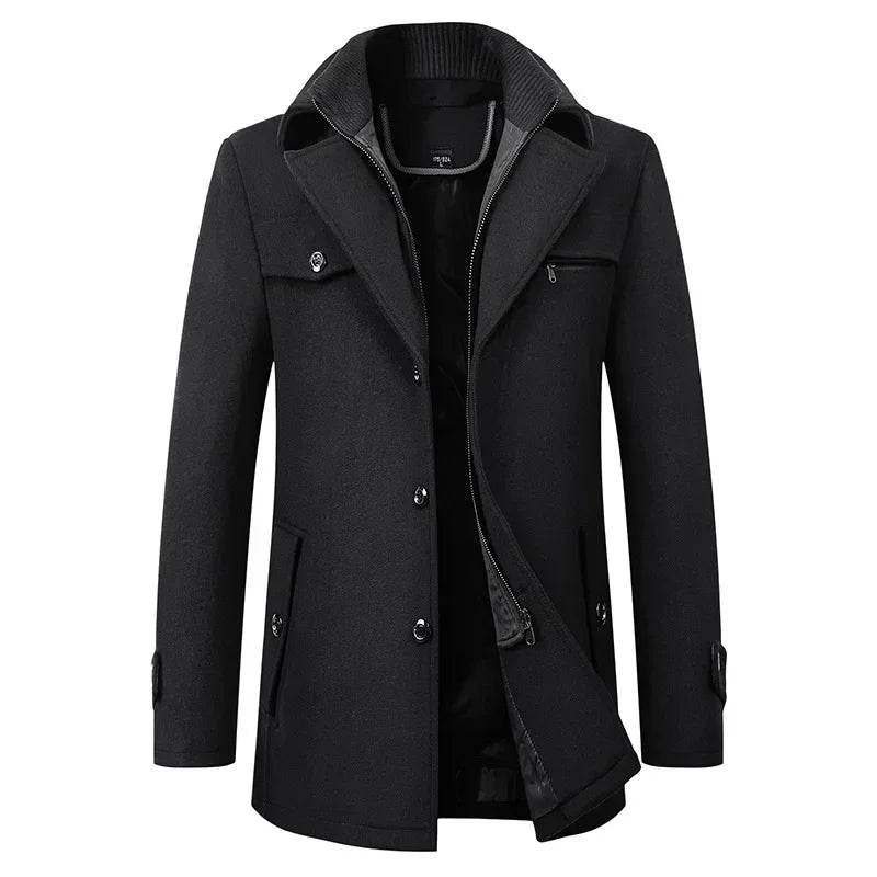 Stephon | Business Casual Verdickter Mantel