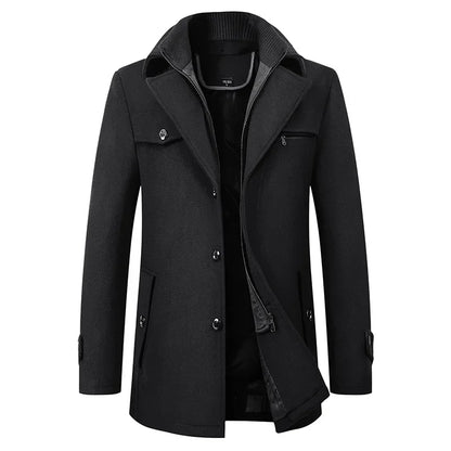 Stephon | Business Casual Verdickter Mantel