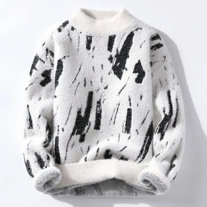 Arnold | Kashmir halvpålströja i streetwear-stil