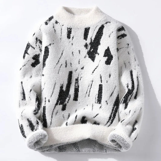 Arnold | Kashmir halvpålströja i streetwear-stil