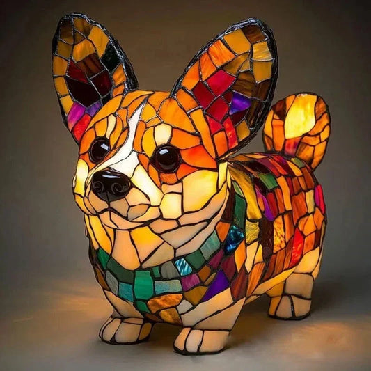 Glow-lampa Kunglig Corgi