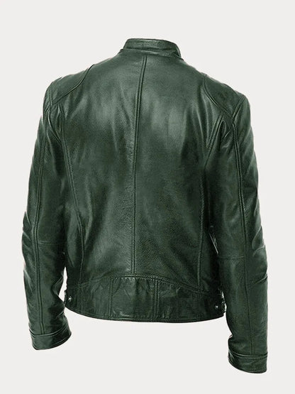 James | Bikerjacka i skinn