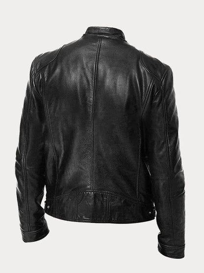 James | Bikerjacka i skinn