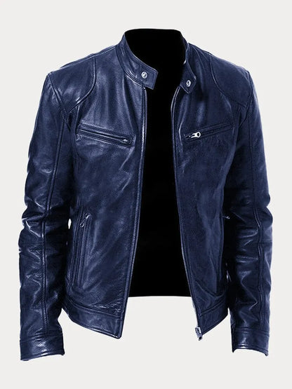 James | Bikerjacka i skinn