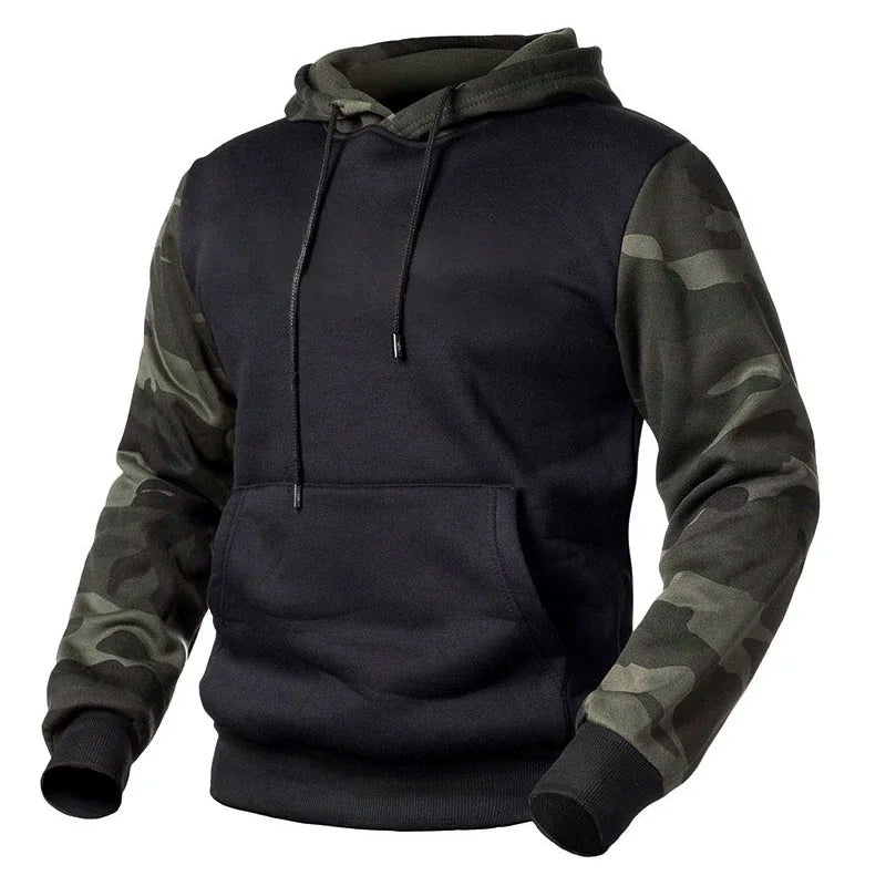 Peter | Herrhoodie i kamouflagefärger
