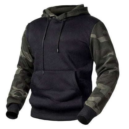 Peter | Herrhoodie i kamouflagefärger