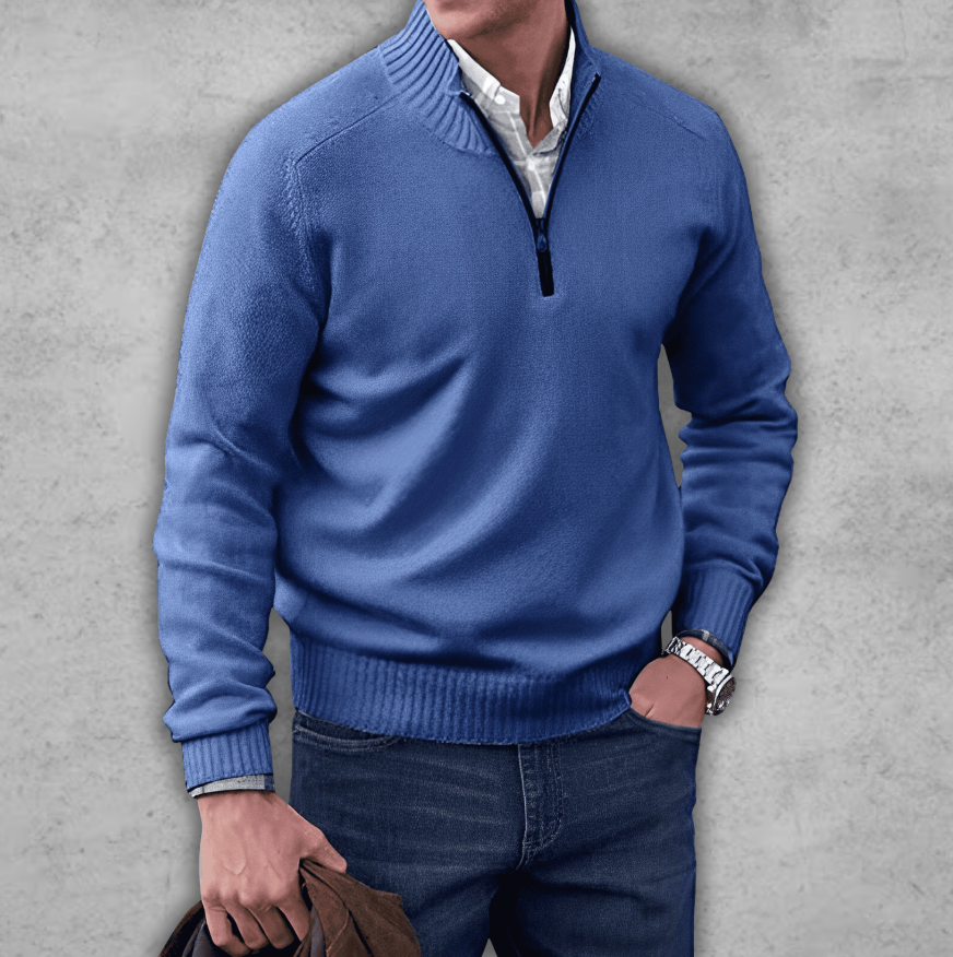 Markus | Elegant tröja med dragkedja